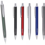 CM111 – Caneta esferográfica de metal com detalhes e corpo em diversas cores – Para brindes
