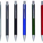 CM148 – Caneta esferográfica de alumínio escovado – Personalizado
