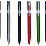 CM149 – Caneta esferográfica de alumínio em diversas cores – Promocional