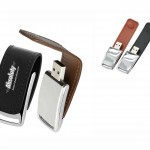 PDM10 – Pen drive de couro sintético – Promocional