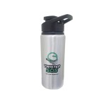 SM10T – Squeeze de alumínio com tampa plástica de bico, capacidade para 600 ml – Para brindes